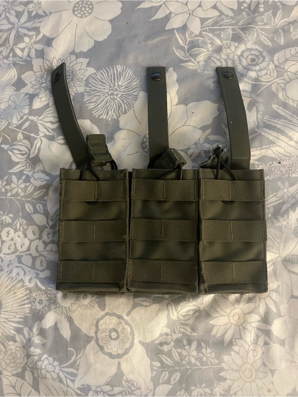 Safariland Protech TP5B Ranger Green Triple M4 30RD Mag Pouch MOLLE USA
